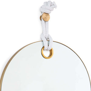 Knotted Round Wall Mirror - Nautical Luxuries