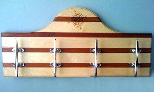 Nautical Cleat Wall Racks - Nautical Luxuries