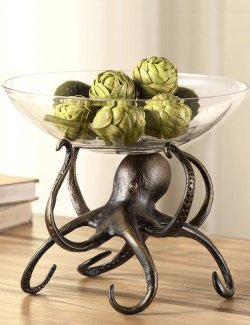 Denizen Of The Deep Bowl Centerpiece - Nautical Luxuries