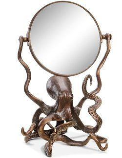 Denizen Of The Deep Vanity Mirror - Nautical Luxuries