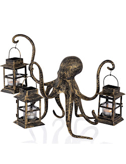 Denizen of the Deep Votive Lantern Centerpiece - Nautical Luxuries