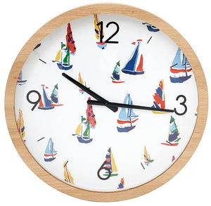 Euro Coastal Sailing Life Wall Clock - Nautical Luxuries