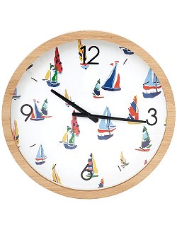 Euro Coastal Sailing Life Wall Clock - Nautical Luxuries