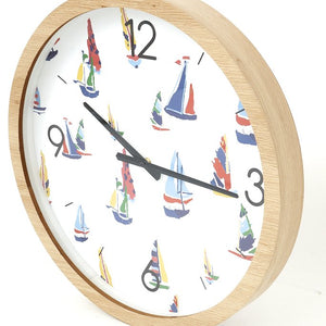 Euro Coastal Sailing Life Wall Clock - Nautical Luxuries