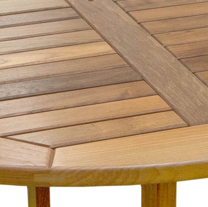 Yachting Teak Collection Round Dining Table - Nautical Luxuries