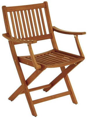 Yachting Teak Collection Folding Armchair - Nautical Luxuries