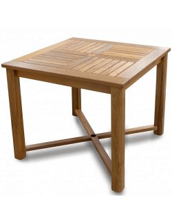 Yachting Teak Collection Square Dining Table - Nautical Luxuries