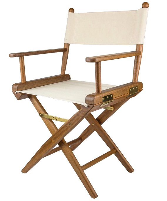 Yachting Teak Collection Sunbrella® Director's Chairs - Nautical Luxuries