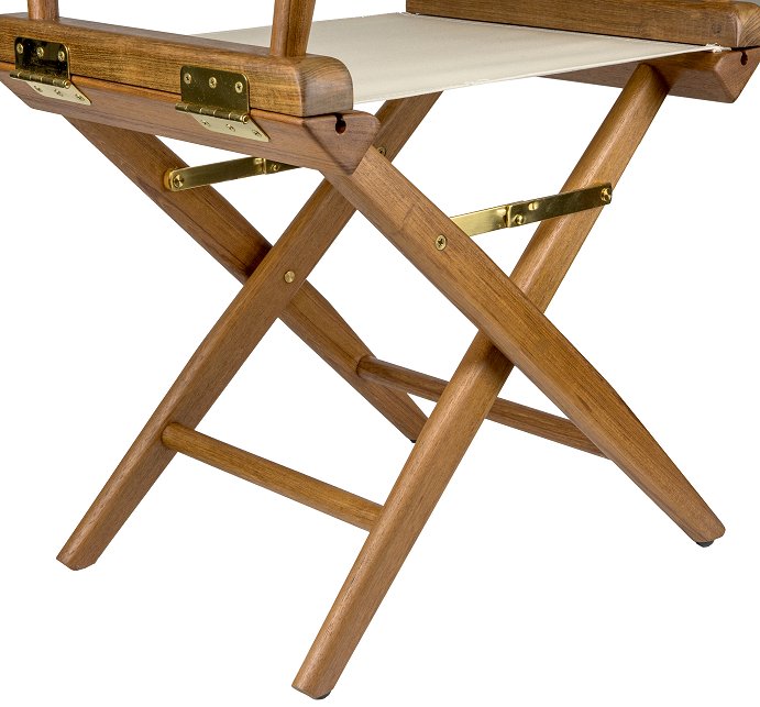 Yachting Teak Collection Sunbrella® Director's Chairs - Nautical Luxuries