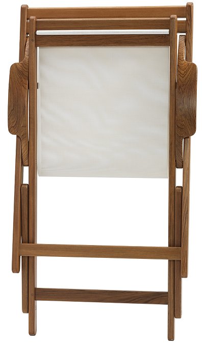 Yachting Teak Collection Sling Sun Chair - Nautical Luxuries