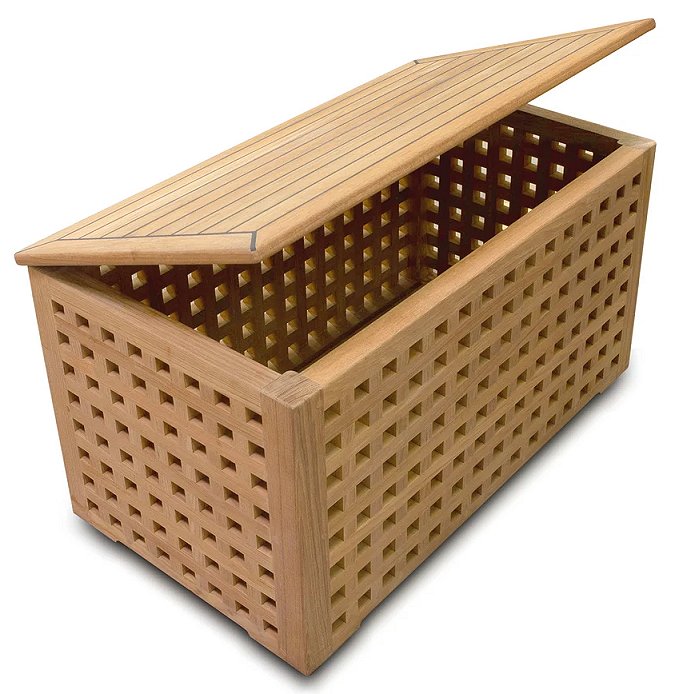 Yachting Teak Collection Decking Style Storage Box