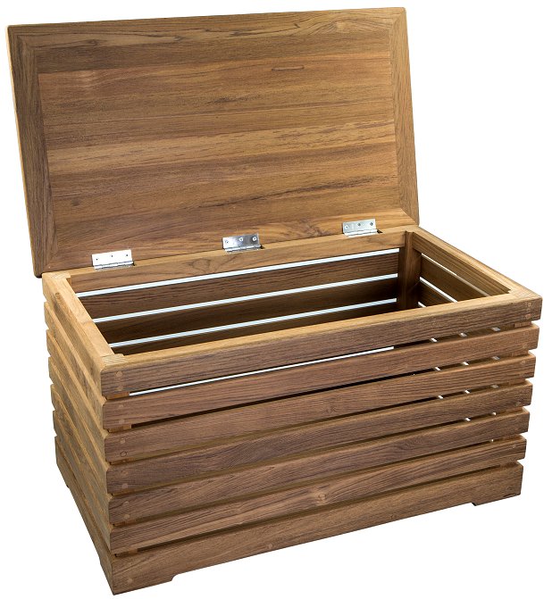 Yachting Teak Collection Decking Style Storage Box