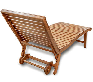 Yachting Teak Collection Poolside/Sun Deck Lounge - Nautical Luxuries