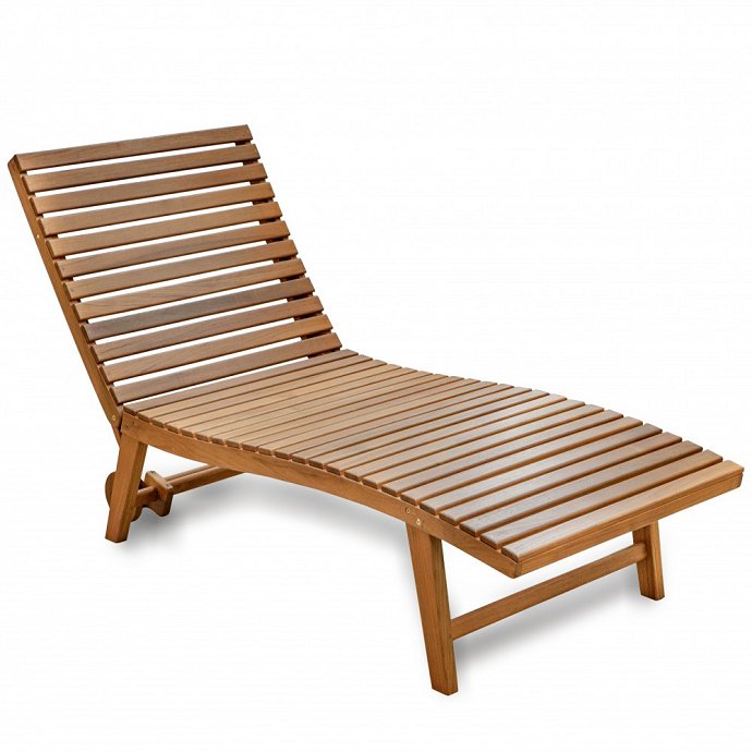 Yachting Teak Collection Poolside/Sun Deck Lounge - Nautical Luxuries