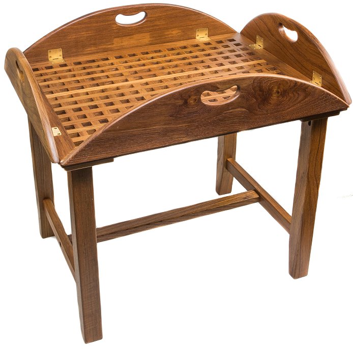 Yachting Teak Collection Butler's Table - Nautical Luxuries