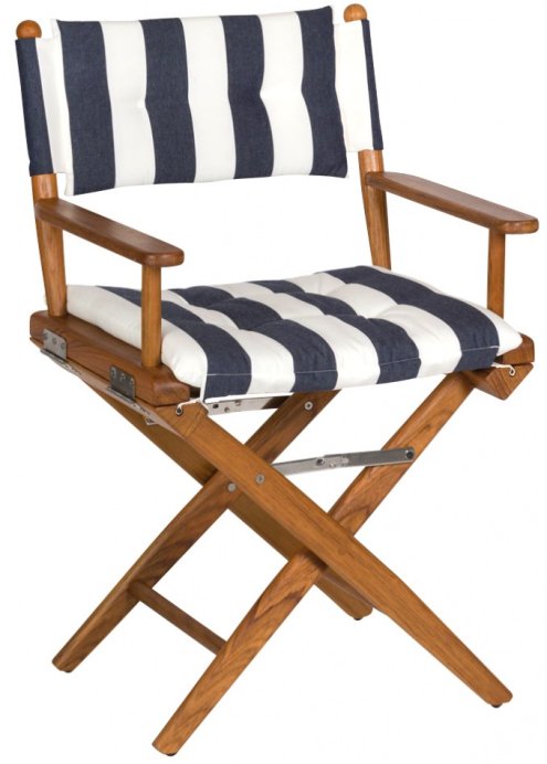 Yachting Teak Collection Luxe Cushion Deck Chairs Nautical Luxuries