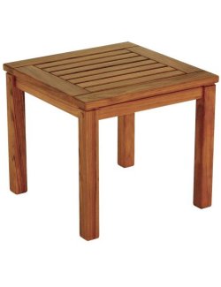 Yachting Teak Collection Square Side Table - Nautical Luxuries