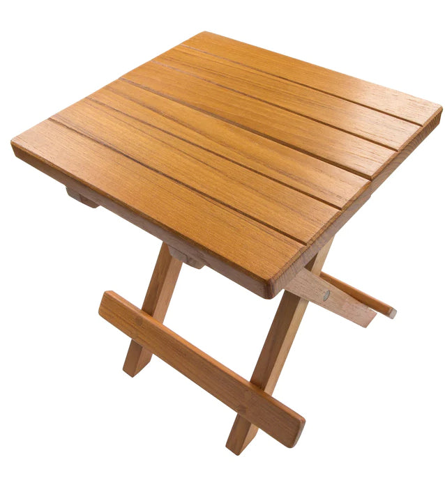 Yachting Teak Collection Small Folding Table - Nautical Luxuries