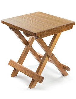 Yachting Teak Collection Small Folding Table - Nautical Luxuries