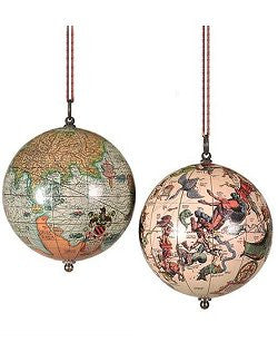 Vintage Earth & Heavens 4-Pc. Ornament Set - Nautical Luxuries