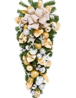 Yacht Silks Luxury Sandy Shores Starfish Holiday Door/Wall Bough - Nautical Luxuries