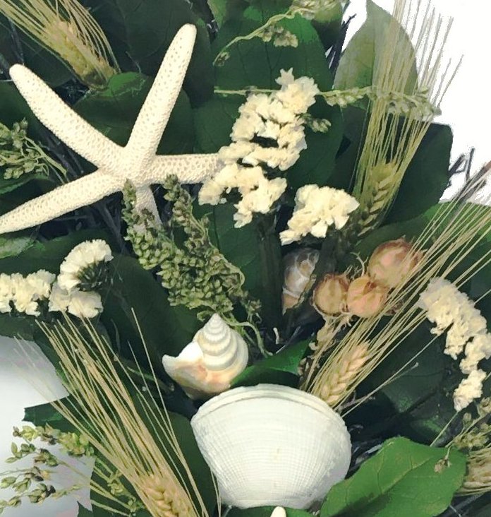 Nantucket Star Preserved Coastal Wreath - Nautical Luxuries