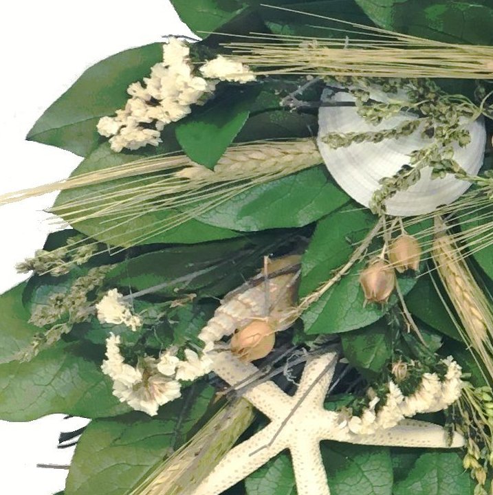 Nantucket Star Preserved Coastal Wreath - Nautical Luxuries