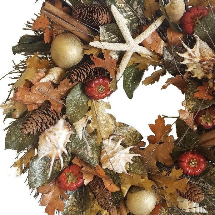 Ocean Harvest Preserved Coastal Wreath - Nautical Luxuries