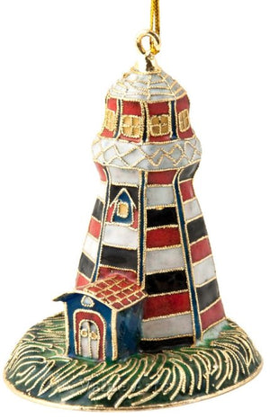 Cloisonné Nautical Lighthouse Ornaments - Nautical Luxuries