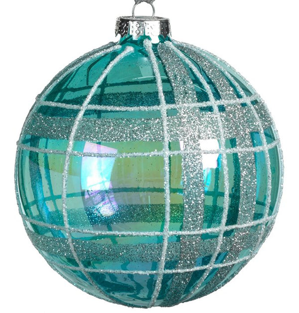 Arctic Aqua Glass Ornament Set Nautical Luxuries