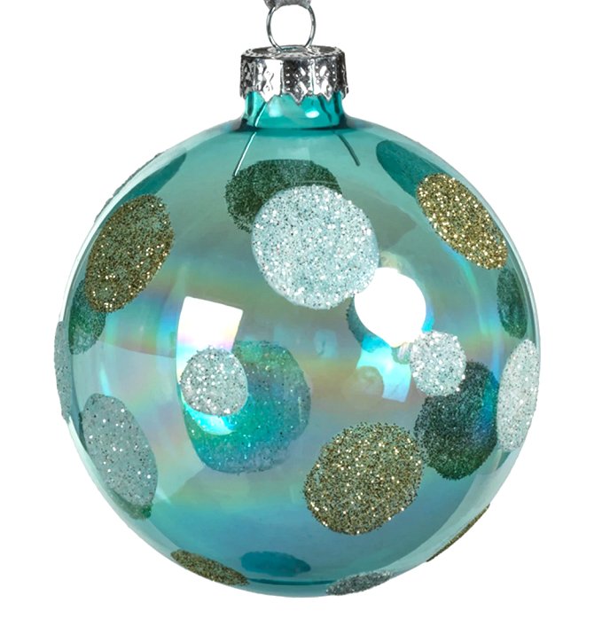 Arctic Aqua Glass Ornament Set - Nautical Luxuries