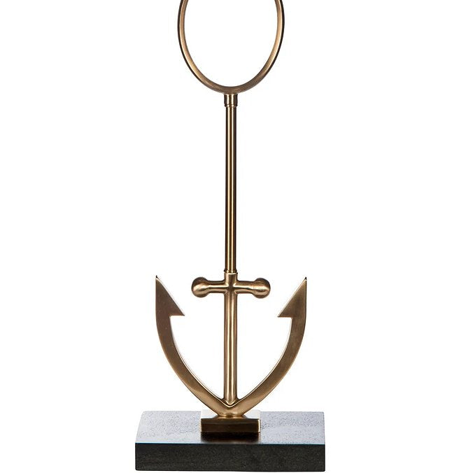 Trident Anchor Table Lamp - Nautical Luxuries