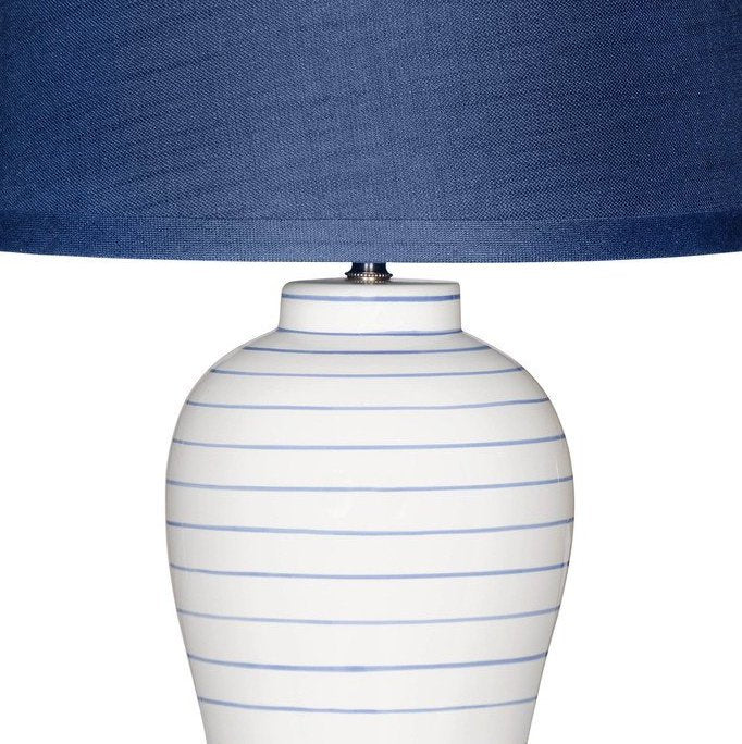 Nautical Classic Pinstripe Table Lamp - Nautical Luxuries