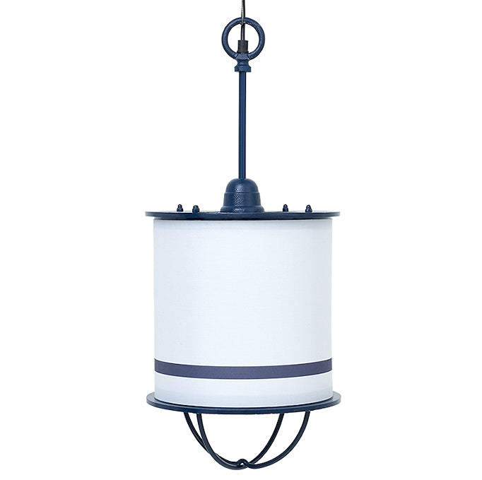 Euro Coastal Blue Buoy Can Pendant Light - Nautical Luxuries