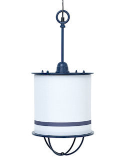 Euro Coastal Blue Buoy Can Pendant Light - Nautical Luxuries