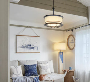 Euro Coastal Blue Buoy Pendant Light - Nautical Luxuries