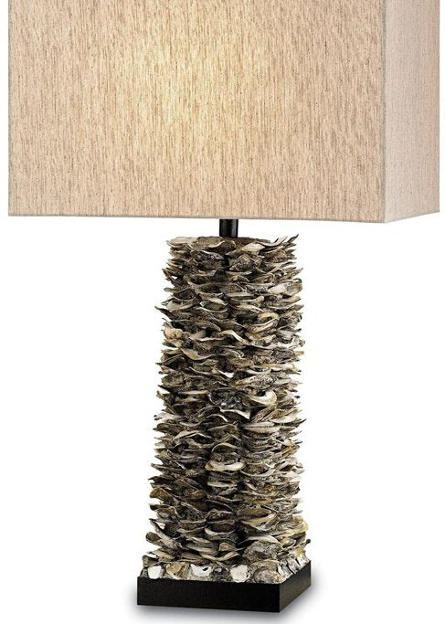 Oyster Strata Table Lamp - Nautical Luxuries