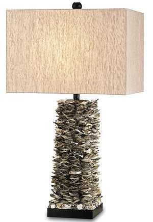 Oyster Strata Table Lamp - Nautical Luxuries