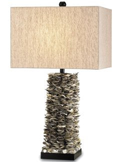 Oyster Strata Table Lamp - Nautical Luxuries