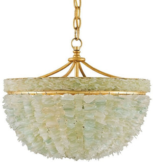 Sea Glass Elegance Coastal Chandelier - Nautical Luxuries