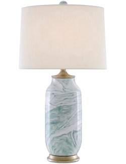 Turbulent Seas Ceramic Table Lamp - Nautical Luxuries