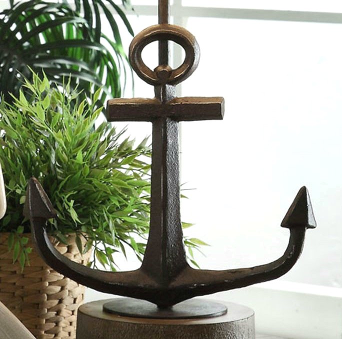 Picardia 100W Warf Anchor Table Lamp Black Pack of 2