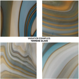 Sand & Sea Matte Glass Table Lamp - Nautical Luxuries