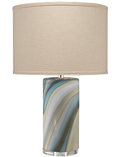 Sand & Sea Matte Glass Table Lamp - Nautical Luxuries