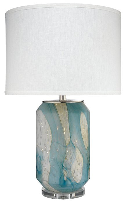 Whitewater Splash Glass Table Lamp - Nautical Luxuries