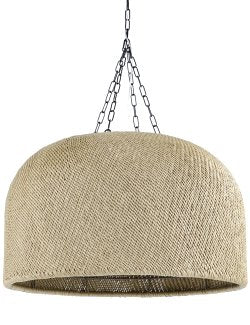 Indoor/Outdoor Wicker Weave Pendants - Nautical Luxuries