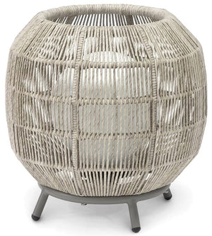 Indoor/Outdoor Open Weave Sphere Lamps - Nautical Luxuries