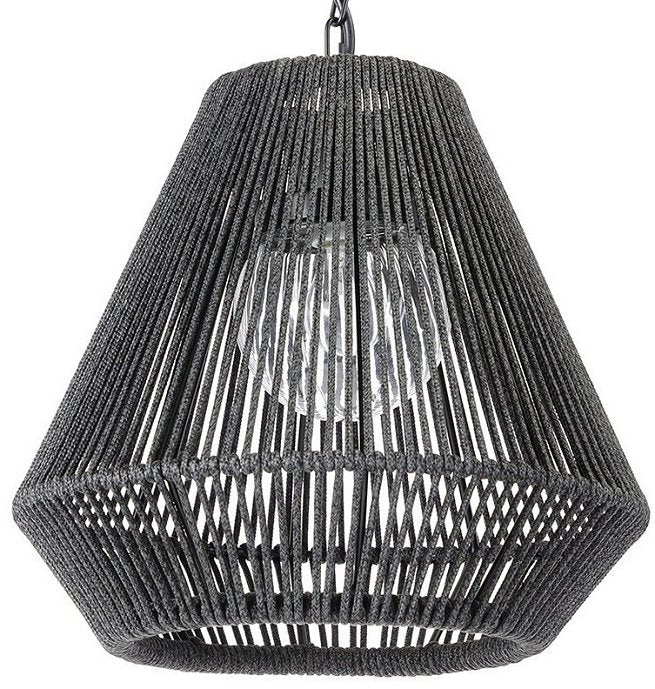 Indoor/Outdoor Open Weave Tapered Pendants - Nautical Luxuries