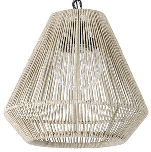 Indoor/Outdoor Open Weave Tapered Pendants - Nautical Luxuries