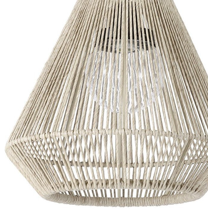 Indoor/Outdoor Open Weave Tapered Pendants - Nautical Luxuries